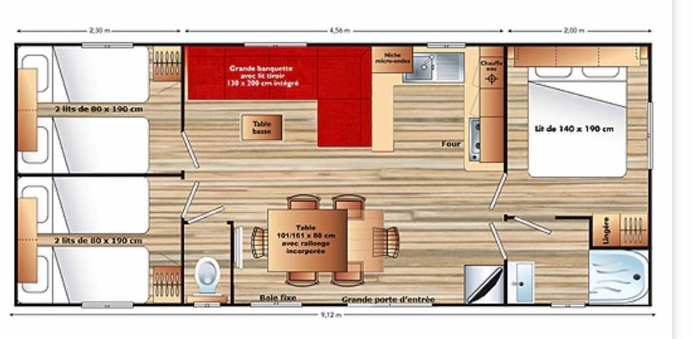 Mobilhome 6 Ca36 Vias Dış mekan fotoğraf